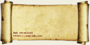 Vanja Pena vizit kartica